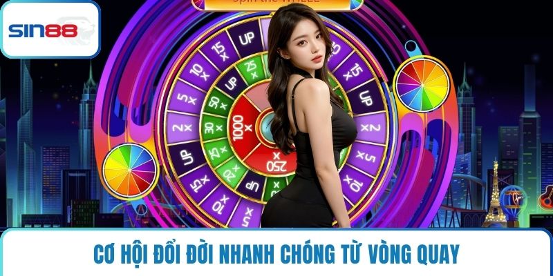 Cơ hội đổi đời nhanh chóng từ vòng quay